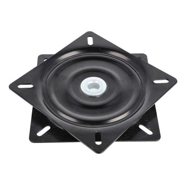 Swivel Plate 360DG-FB, 159x159mm, Black ZP, Load Cap. 220KG,