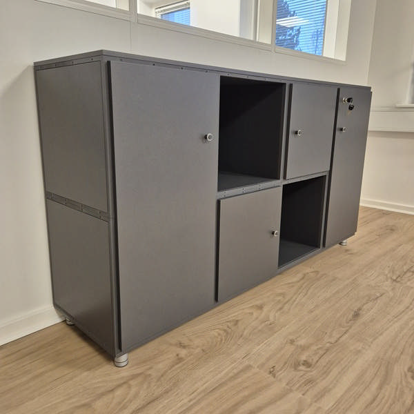 Alu Leg Jaco ø40mm, H 58mm PL 39x39x2mm, cc 29x29mm