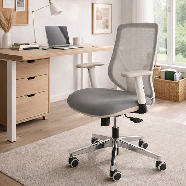 Office Chair Castor,ø50mm,Soft, ø10mm Pin, Black/Grey,Hooded