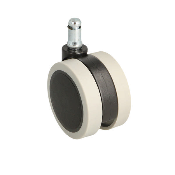 Office Chair Castor, ø65mm,Soft,ø11mm Pin,Black/Grey,No Hood