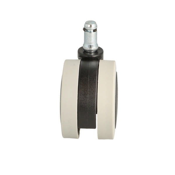 Office Chair Castor, ø65mm,Soft,ø11mm Pin,Black/Grey,No Hood