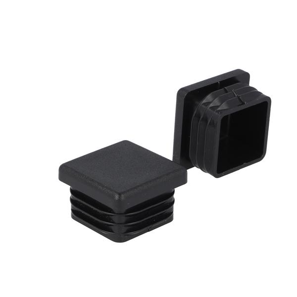 Insert Glide For Square Tubes, 30x30mm, PE, Black