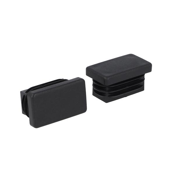 Insert Glide For Rectangular Tubes, 35x20mm, PE, Black