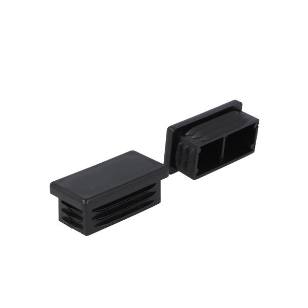 Insert Glide For Rectangular Tubes, 50x25mm, PE, Black