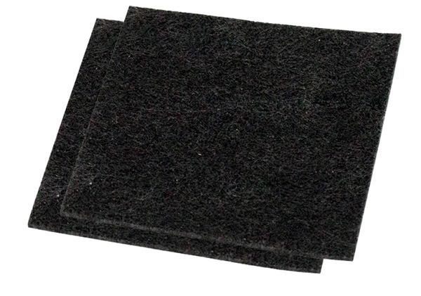 Felt Pad, Self-Adhesive, 15x100x1mm, Black Colour