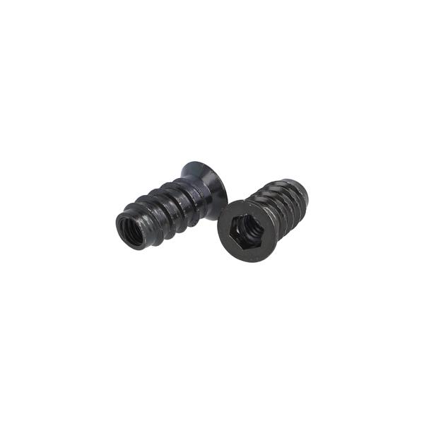 Screw-In Bushing, Right, 1/4 x 20mm, Bore ø8mm, Steel Black