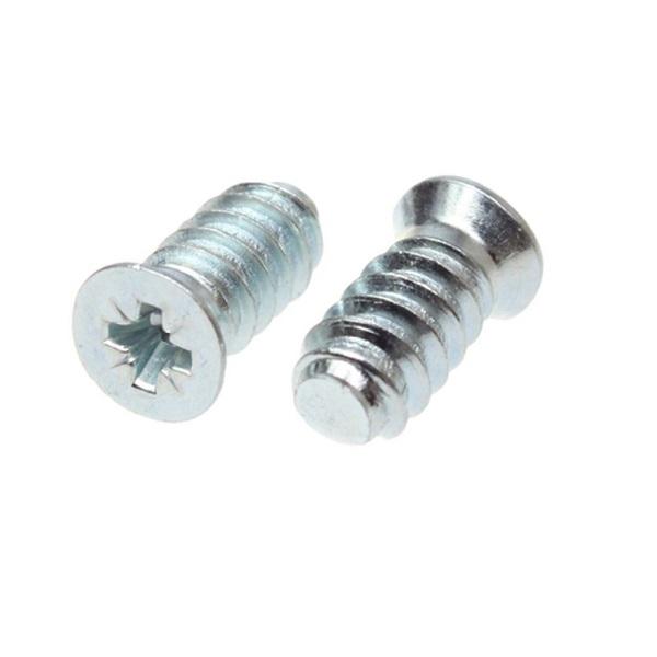 Euro Screw, 6.3 x 11mm, Flat Head, BZP, CSK, PZD