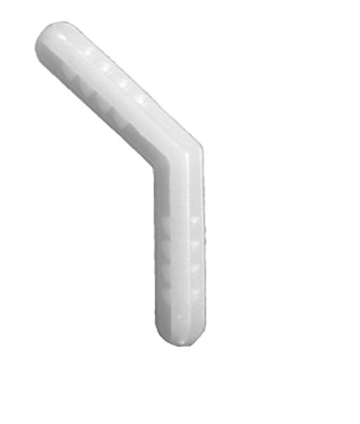 Mitre Dowel No. 2525, PE White, 135DG, ø6x25x25mm