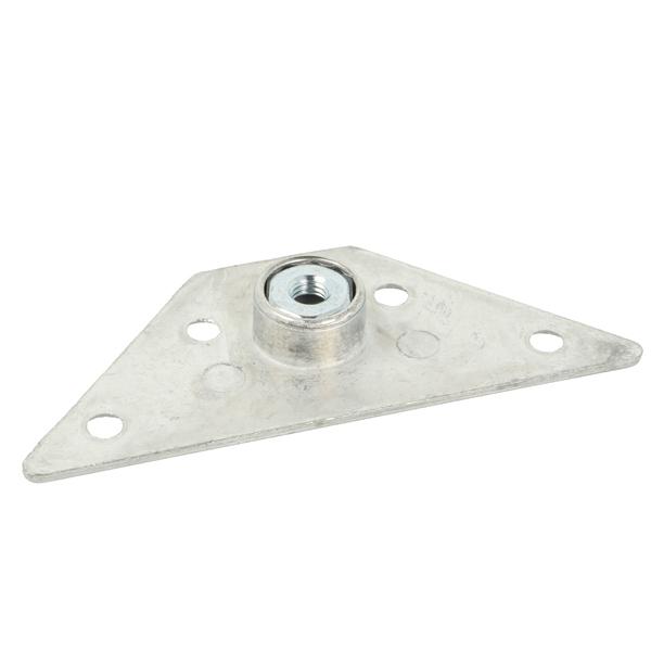 Kea Bushing M8, W/Triangular Plate, W/4 Screw Holes F/Chip-