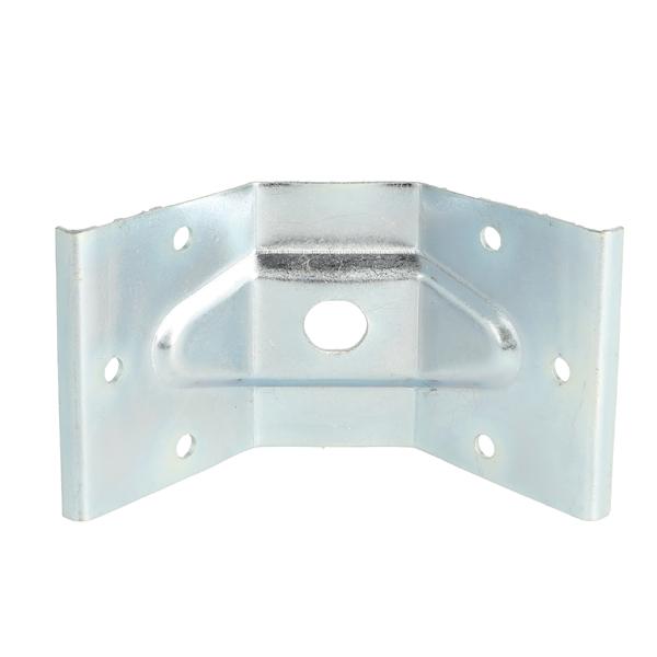 Leg Corner Bracket No. 21, 1.5mm, Steel BZP, 60mm Height