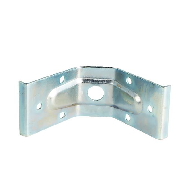 Leg Corner Bracket No. 23, 1.5mm, Steel, BZP, Height 40mm