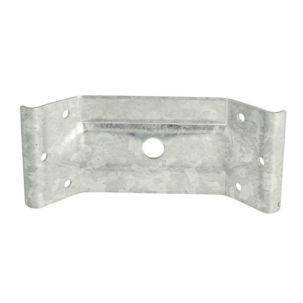 Leg Corner Bracket No. 36, 2mm Steel, Zinc Pl, One Hole,59mm