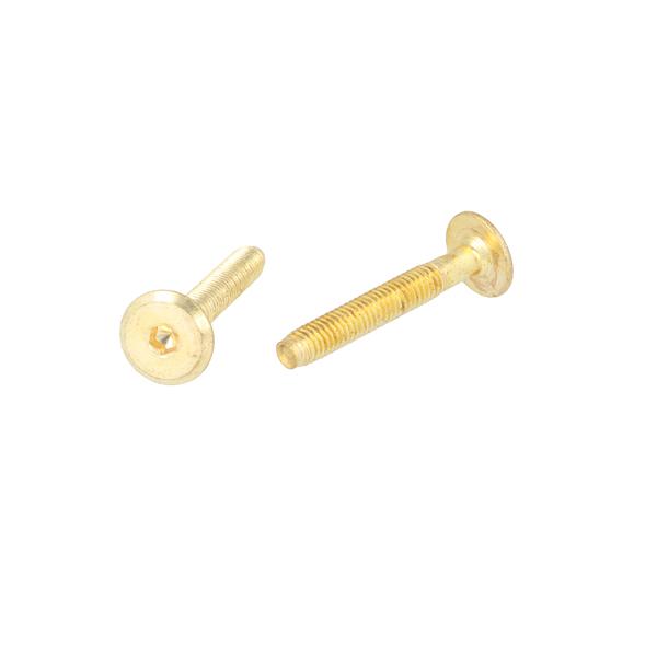 Fifteen Screw, M6x40mm, Solid Brass, Conical