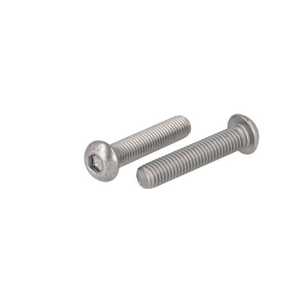 Socket Button Head Screw, M8x40mm, SS/A2, ISO 7380, W/Hex