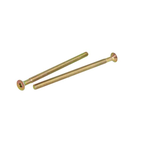 Insex Screw, M6x110mm, Yellow Zinc Plated