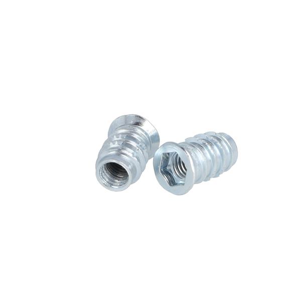 Screw-In Bushing M-820, M8x20mm, Steel, BZP, Hex 8mm