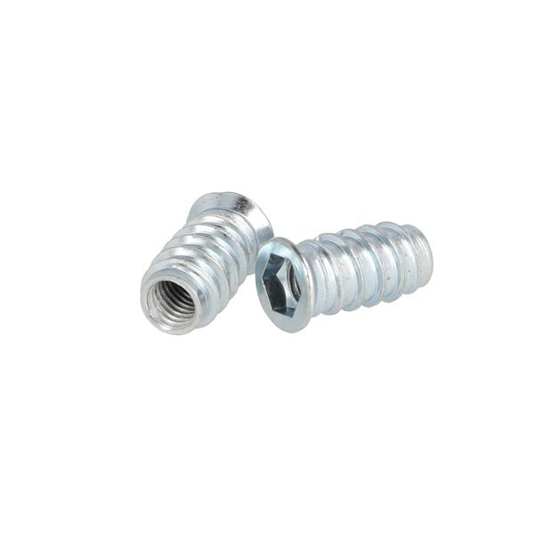 Screw-In Bushing M-824, M8x24mm, Steel, BZP, Hex 8mm