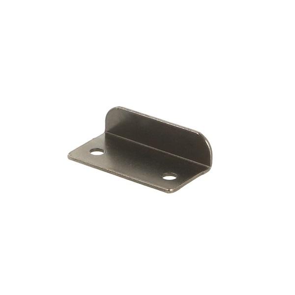 L-Shaped Striking Plate F/Lock 850, Black Nickel Pl. Finish