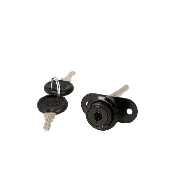 Cent. Lock 1018, ø19x20mm, 40mm Tail,CK SISO, BLK,KA D20,No