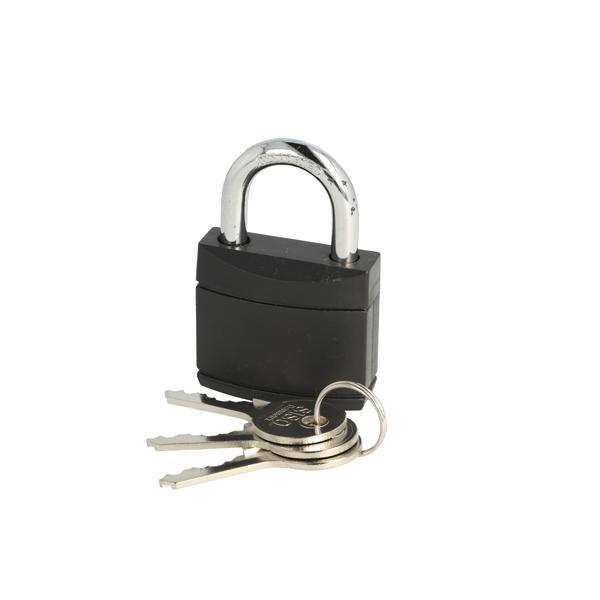 Padlock 40mm Full Plastic Cover, 150 KD, Shackle 6,2mm, 41x