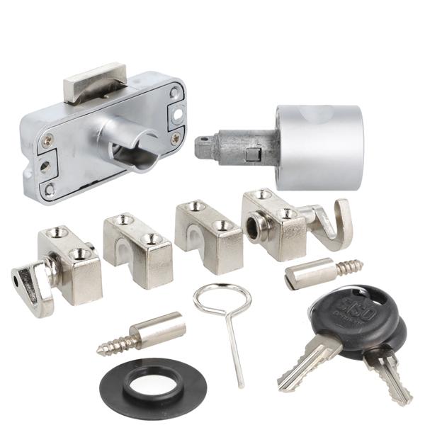 Rotary Bar Lock 924 W/Knob, Alu Finish, CK SISO, No Bars, W/