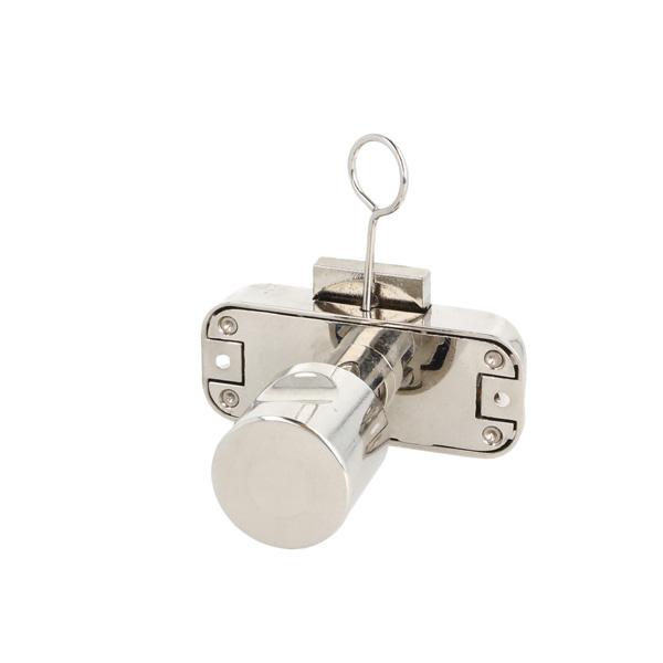 Rotary Bar Lock 925, W/Knob, No Key, NPL Zamak Back &