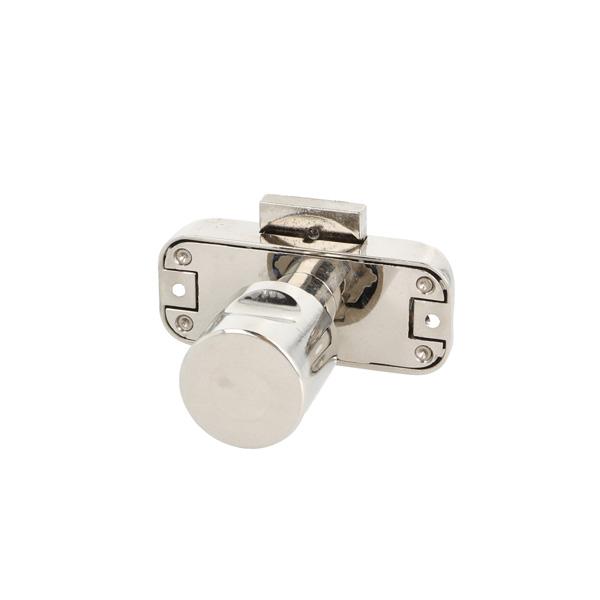 Rotary Bar Lock 925, W/Knob, No Key, NPL Zamak Back &