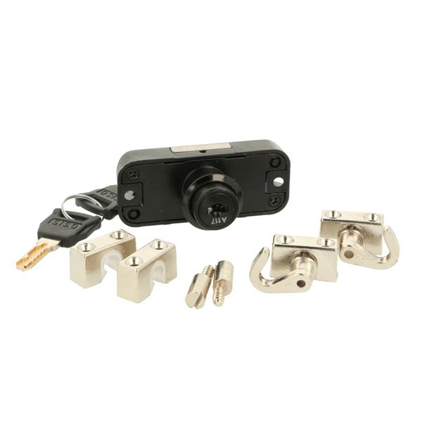 Rotary Bar Lock MIC922S, ø19x22mm, RH,BLK,#01,Snake CK SISO,