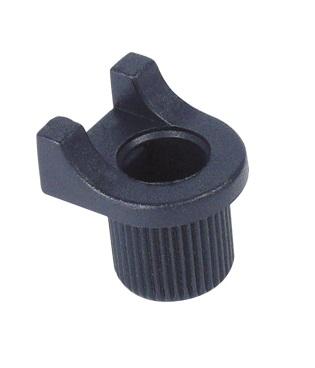 Knock In Pivot/Stop For Lock 910, Black Plastic