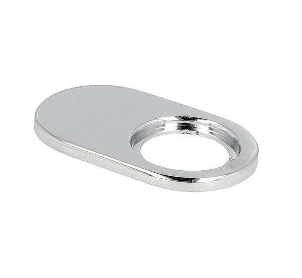 Cover Plate Double F/Lock X-689, Chrome Plated