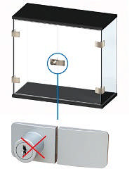 Double Door Striker F/Single Door Lock 