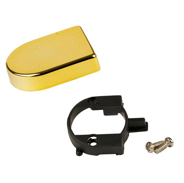 Front Cover 40x30mm Nylon, Gold Plated (Incl. Ring Part), F/