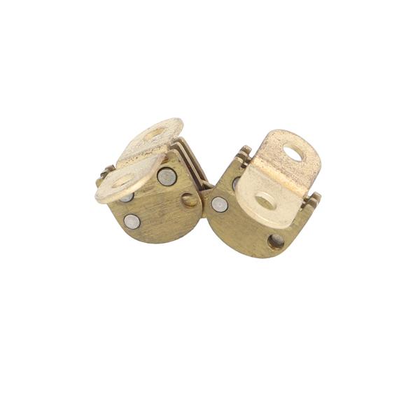 Pega' 360 Degree Hinge, Steel, Brass Plated, F/17mm Panel