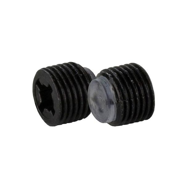 Extra Zamak Screw W/Soft Tip, 4mm Hex+Black,F/Passion Hinges