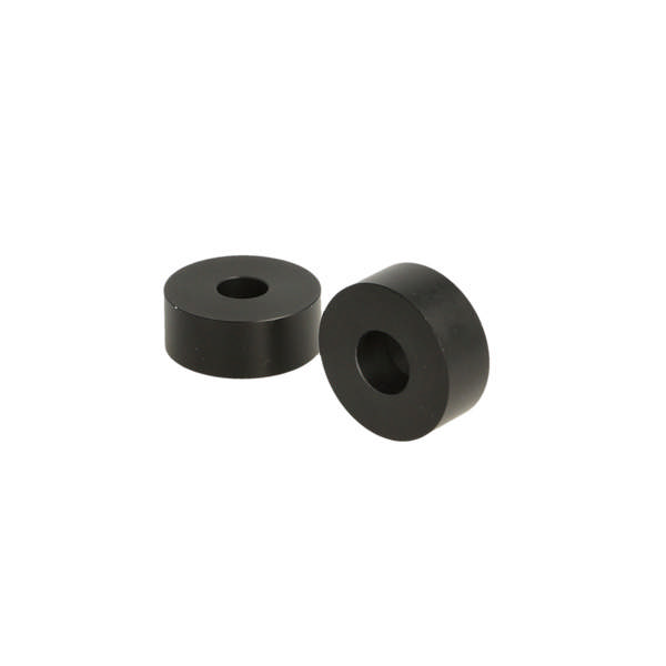 Top & Bottom Turning Blocks F/Hinge 15.08.192, Black, ø25x