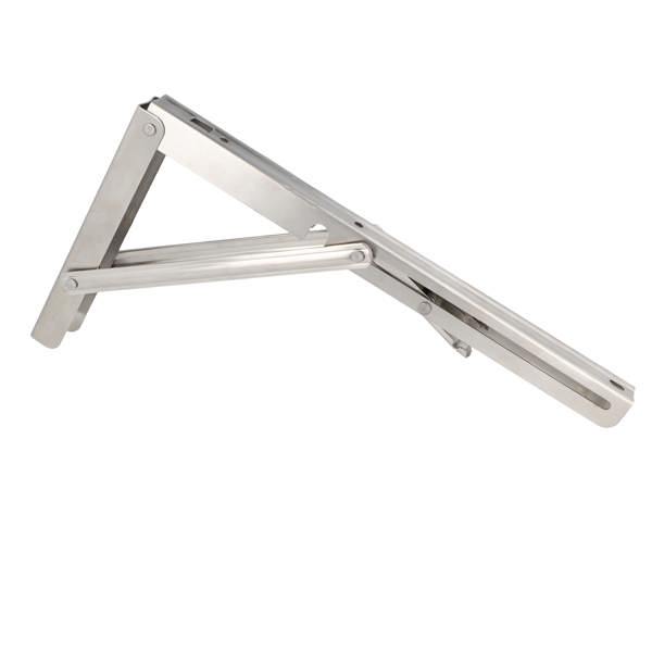 Folding Bracket, SS-304, Raw, 300mm,Self Locking,Max Load:
