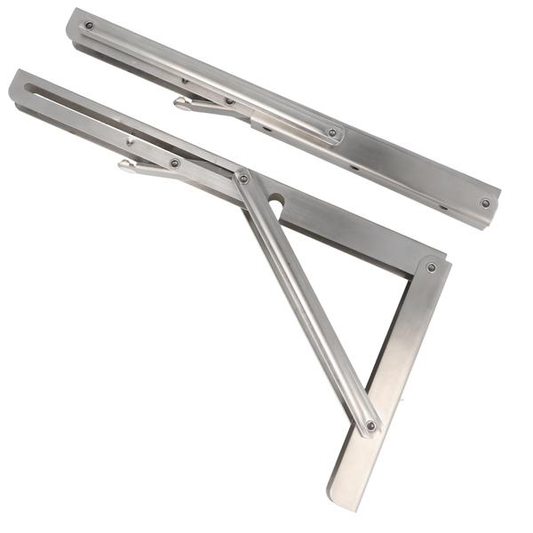 Folding Bracket, SS-304, Raw, 300mm,Self Locking,Max Load: