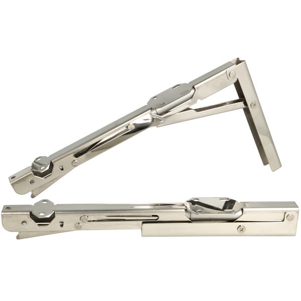 Folding Bracket W/Soft Close, SS-304 Polished, 314mm, Max