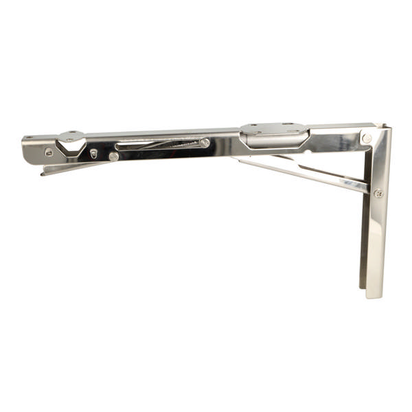 Folding Bracket W/Soft Close, SS-304 Polished, 314mm, Max
