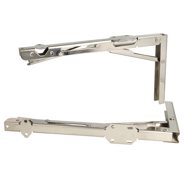 Folding Bracket W/Soft Close, SS-304 Polished, 314mm, Max