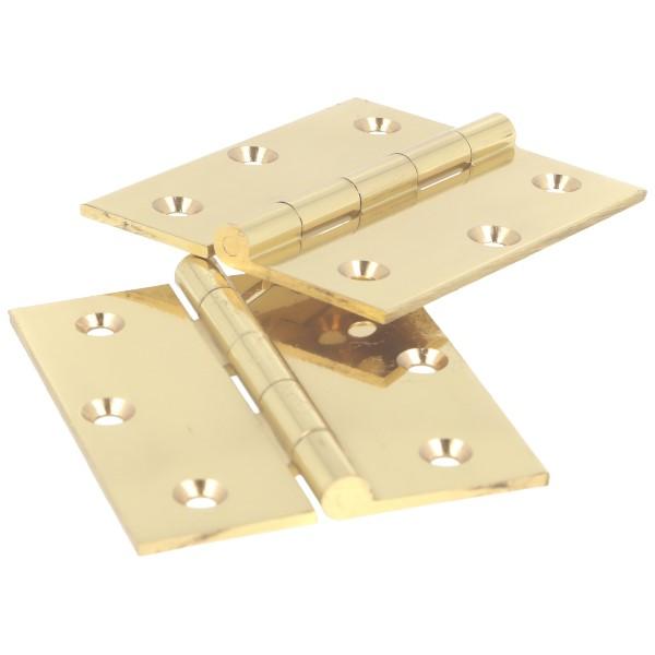 Butt Hinge, 60x50x1,8mm, Brass Sanded