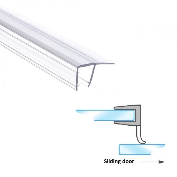 PVC Seal Glass To Glass, S-5700, 3,0 Mtr, F/8mm Glass, W/12