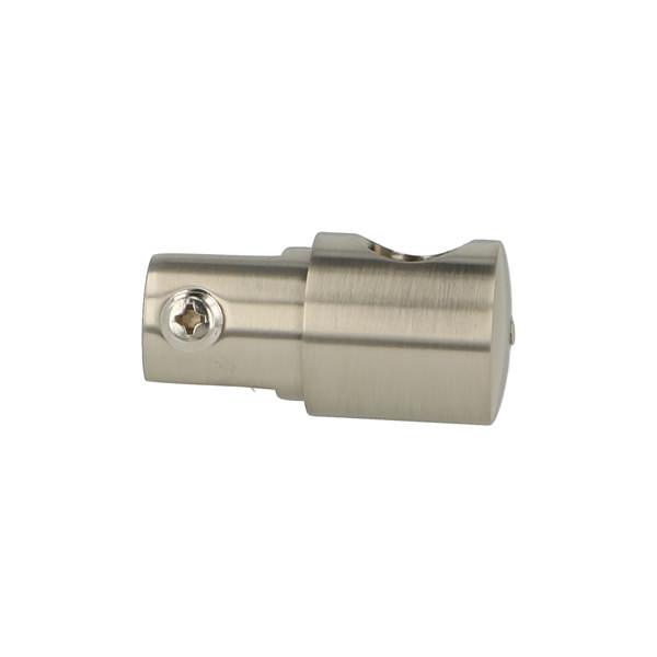 Bar To Glass Bracket, F/ø19mm Tube, SS-Look, 8-10mm Glass,