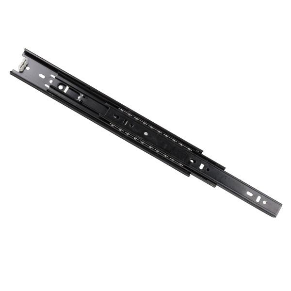 Drawer Slide NJ4500, 650mm Full Extension, Black Zinc Plated