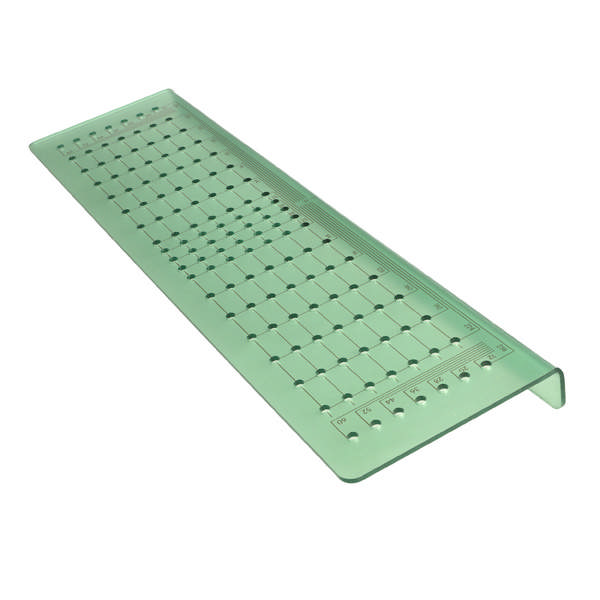 Drilling Template 288x74x1,5mm, F/Handles & Knobs