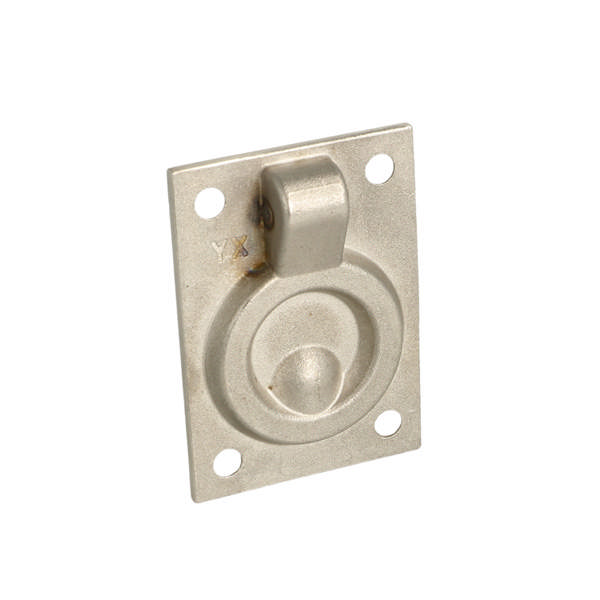 Drop Pull Ring Handle SS-304 - Brushed, Concealed, 65x46mm,