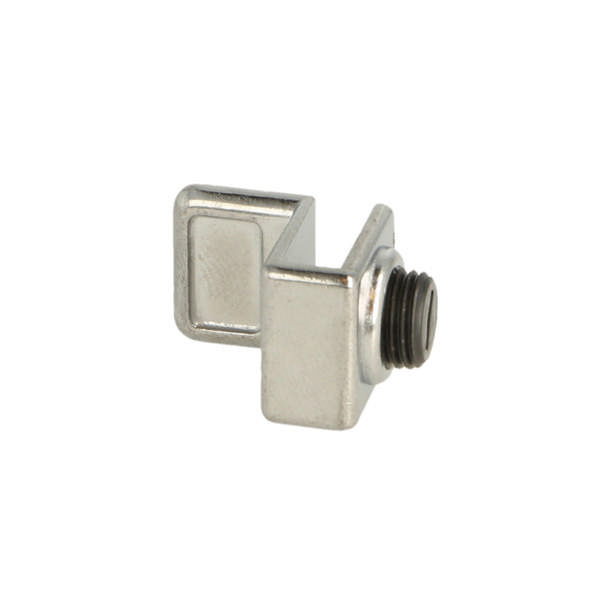 Glass Door Handle No. A-10, Chrome Plated, W/Metal Screw