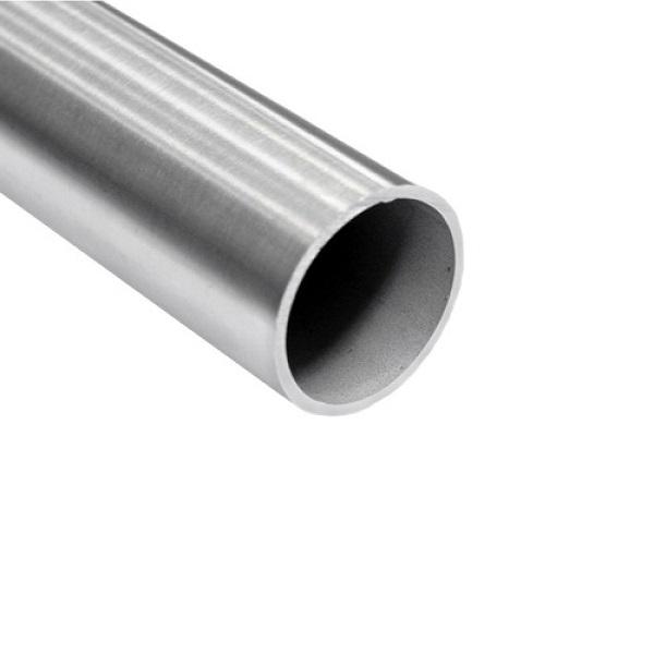 Baluster Round Handrail Tube ø42,4x2x3000mm, SS316 Brushed