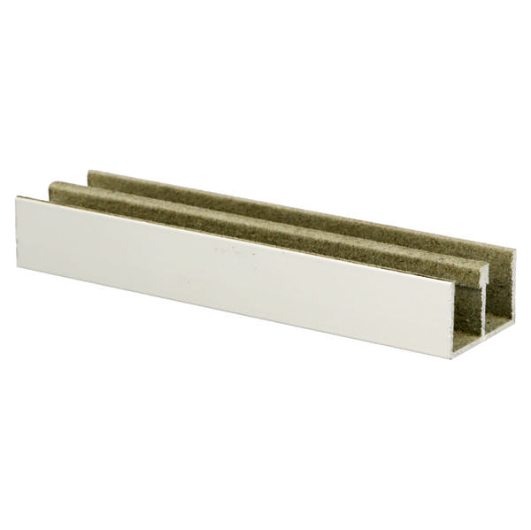 Top Alu E-Track, W/Felt, F/Glass System #2740, 2 Meters