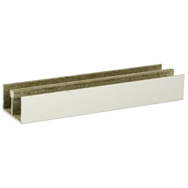 Top Alu E-Track, W/Felt, F/Glass System #2740, 2 Meters